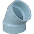 Genova Products 1.25 in. DWV 45 Degree Schedule 40 Sanitary Elbow 109330